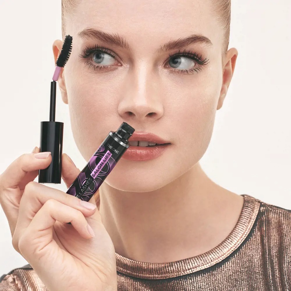 False Lashes Salon Lift 360 Bendable Mascara - Black