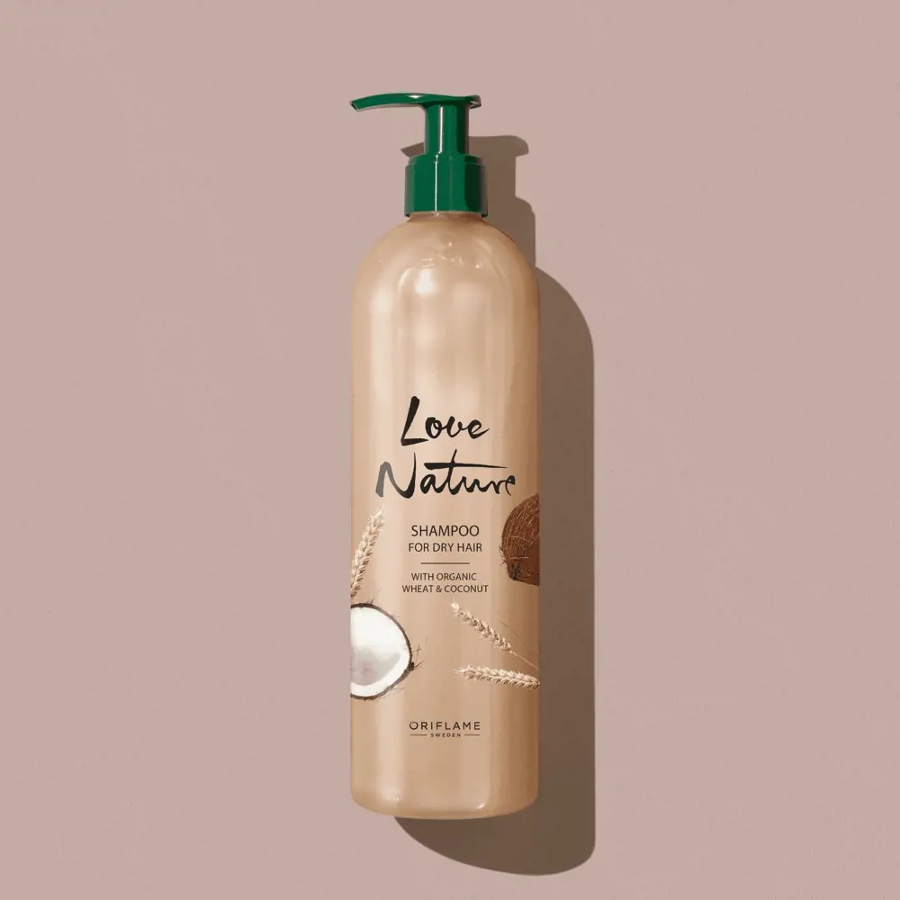 Shampoo For Dry Hair with Organic Wheat & Coconut